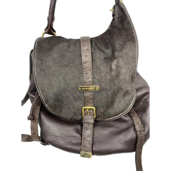 Cynthia Rowley Handbags - Cynthia Rowley Dark Brown Leather Backpack